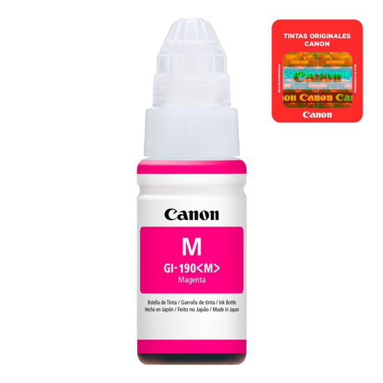 Picture of Botella De Tinta Canon Magenta GI-190 M 70ml