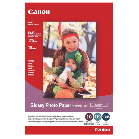 Picture of Papel Fotográfico Brillante Canon Glossy Gp-501 x10