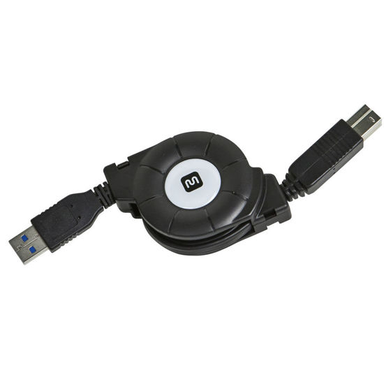 Picture of Cable de datos retráctil Usb B a Usb A
