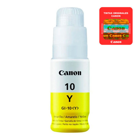 Picture of Botella De Tinta Canon Amarillo GI-10 Y 70ml