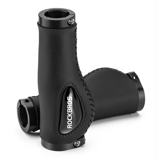 Picture of Empuñaduras Para Bicicleta Rockbros Antidelizantes Cuero