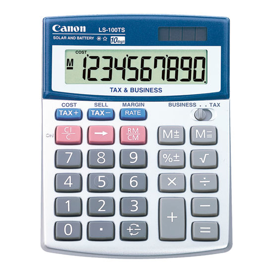 Picture of Calculadora de Escritorio Canon Ángulo de Inclinación Carga Solar y Batería